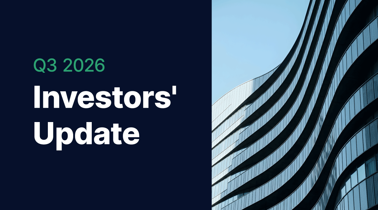Q3 2026 Investors update